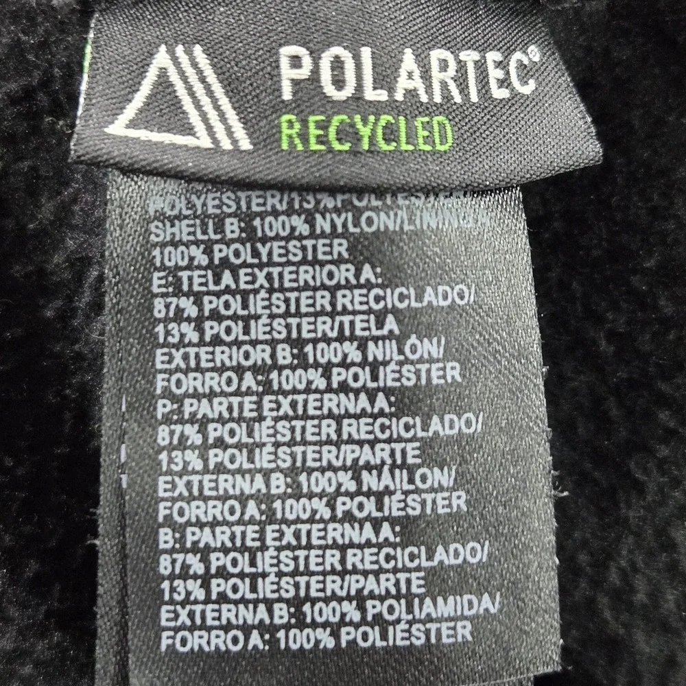 The North Face Men Jacket XL Black Nylon‎ Denali Polartec Activewear Outdoor